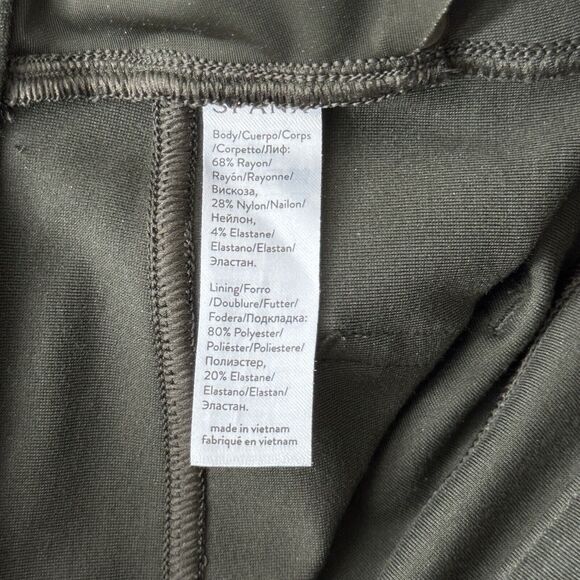 Spanx Pants Womens Small Green Shaping Tummy Control Skinny Office Preppy Casual - Picture 8 of 9